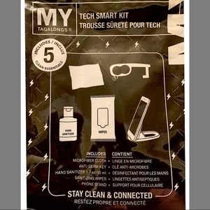 5 PIECE SANITIZING TECH KIT STAY SAFE!